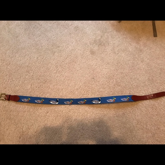Smathers & Branson DuckDuckGoose Needlepoint Belt - Picture 2 of 5